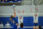 VB vs USCGA  Wheaton College Women's Volleyball vs U.S. Coast Guard Academy. - Photo by Keith Nordstrom : Wheaton, Volleyball